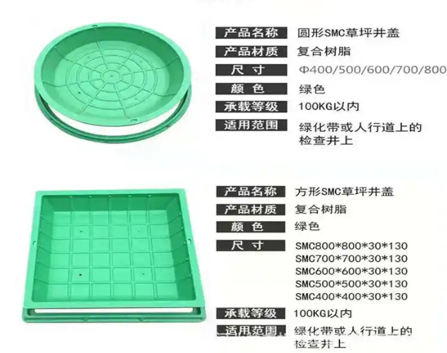 光村镇树脂复合种植井盖展示